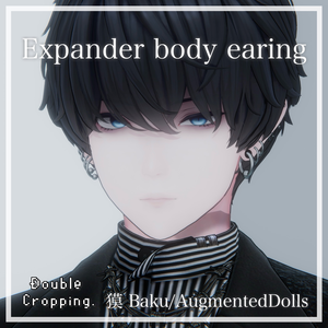 Expander body earing 21set for MEN
