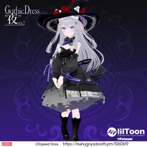 【11アバター】Gothic Dress"夜" V2 缩略图 2