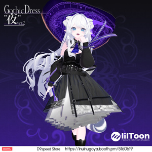 【11アバター】Gothic Dress"夜" V2 缩略图 15