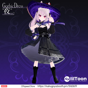 【11アバター】Gothic Dress"夜" V2 缩略图 14