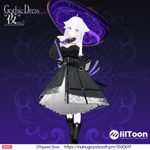 【11アバター】Gothic Dress"夜" V2 缩略图 16