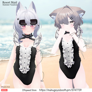 【16アバターくらい対応水着】Resort Maid Summer Vacation リゾートメイド夏休み 缩略图 16