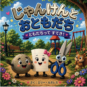 じゃんけんとおともだち｜ひらがなえほん（PDF）