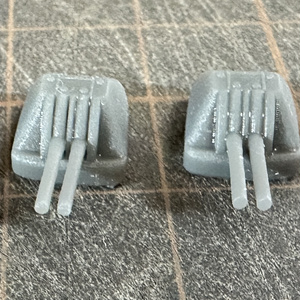 1/700 日本海軍長10㎝連装高角砲　4個入り