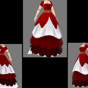 Vroid Adaptable Elegance Gown