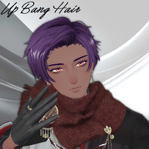 【3アバター対応】UpBangHair【VRChat】 缩略图 6