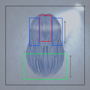 【6アバター対応】FeatherLayerHair【VRChat】 缩略图 8
