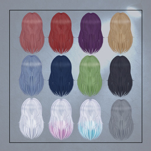 【6アバター対応】FeatherLayerHair【VRChat】 缩略图 7