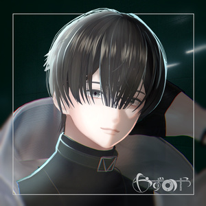 【6アバター対応】Blackout Edge Hair【VRChat】 缩略图 5