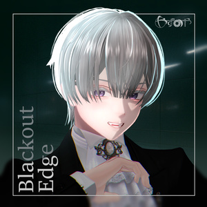 【4アバター対応】Blackout Edge Hair【VRChat】
