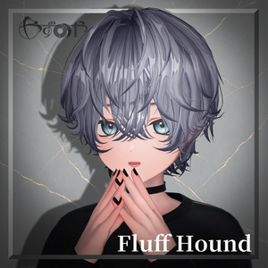 【12アバター対応】Fluff Hound【VRChat】 缩略图 11