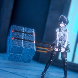 【ギミック付き3Dモデル】LongSword Gimmick【Knight Sword HGSG】Ver.1.01 VRChat想定 抜刀・納刀音付き【MA対応】 缩略图 20