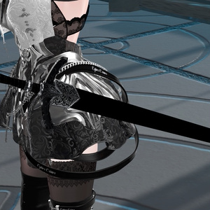 【ギミック付き3Dモデル】LongSword Gimmick【Knight Sword HGSG】Ver.1.01 VRChat想定 抜刀・納刀音付き【MA対応】 缩略图 14
