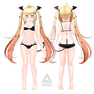 オリジナル3Dモデル『みなみ』 缩略图 4