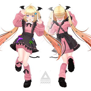 オリジナル3Dモデル『みなみ』 缩略图 2