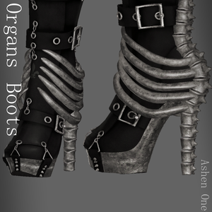 【#Ashenclothes】Organs Boots【VRChat】