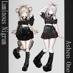 【 #Ashenclothes】Luminous†Nigrum【VRChat】 17Avatar対応 缩略图 9