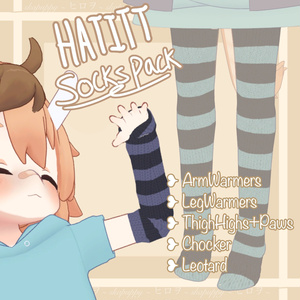 [ハティット/にゃもあ] Hatitt/Nyamoa Socks Pack!!