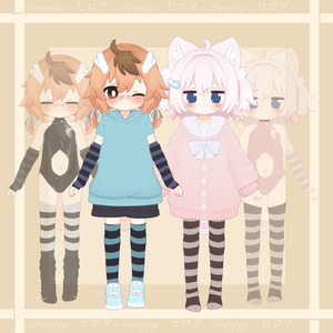 [ハティット/にゃもあ] Hatitt/Nyamoa Socks Pack!! 缩略图 5