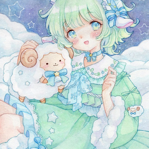 手描きイラスト オリジナル ハガキサイズ 和風 - メルカリ