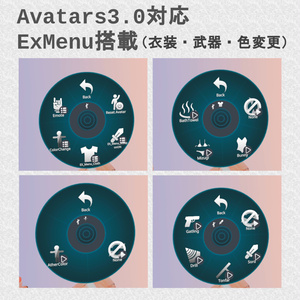 【3Dモデル】戦闘人形/石楠花-SYAKUNAGE-【VRC/Cluster対応】【Avatars2.0/3.0】 缩略图 3