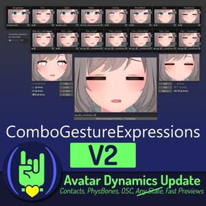 ComboGestureExpressions V2: Avatar Dynamics Update
