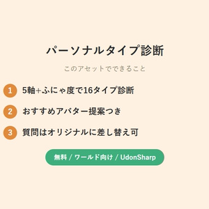 【無料】 パーソナルタイプ診断【VCC対応】 缩略图 2