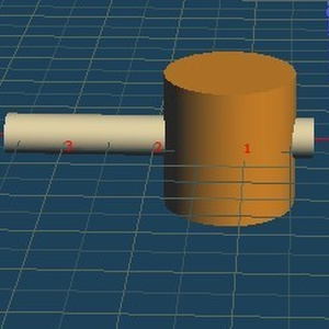 ハンマーの置物3Dモデル