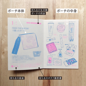 【ZINE】オタクのポーチの中身 #１(第四刷)