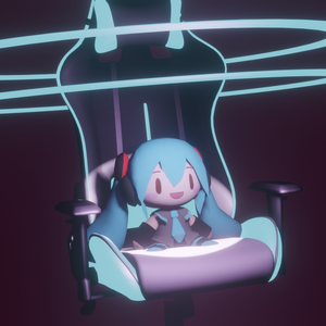 3D Model Miku Hatsune Plush (VRM Attachment)