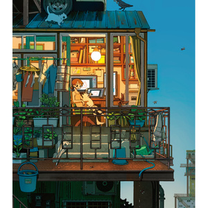 2018-2021年イラスト集「猫と日常」