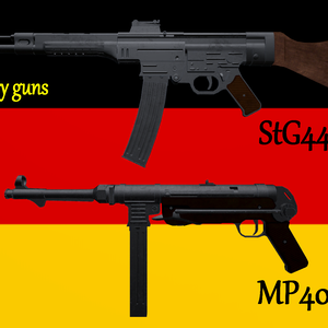 【VRChat想定】StG44 MP40