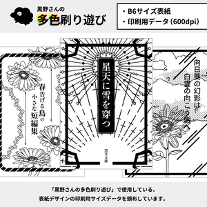 【B6表紙】多色刷り遊び（印刷データ）