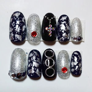 ヒプノシスマイク】 碧棺左馬刻イメージ - ortensia-nail - BOOTH