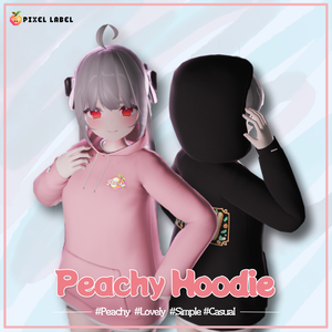 桃色のPeachyパーカー&ティーシャツ ｜Peachy Hoodie & T-Shirt