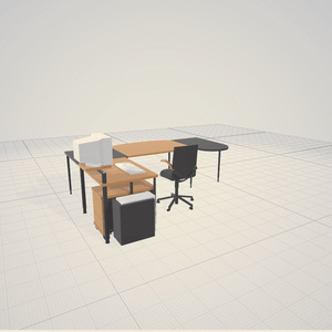3d  デスク