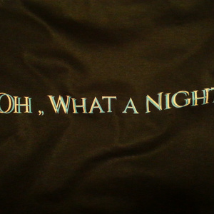 [ Oh,WhatANight../終わらない.. ] 両印長袖Ｔ黒．