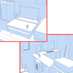 ３Dワンルーム(CLIP STUDIO＆Blender） 缩略图 5