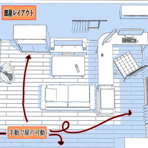 ３Dワンルーム(CLIP STUDIO＆Blender） 缩略图 2