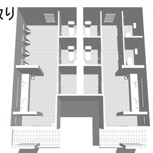 3D公衆トイレセット 缩略图 4