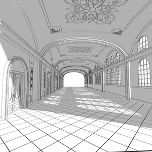 3Dファンタジー風宮殿客間 缩略图 9