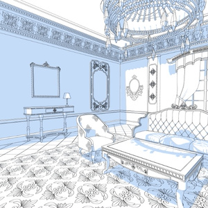 3Dファンタジー風宮殿客間 缩略图 4