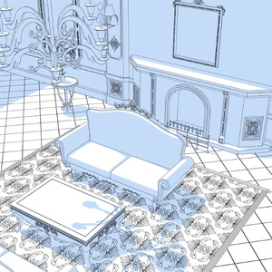 3Dファンタジー風執務室 缩略图 2
