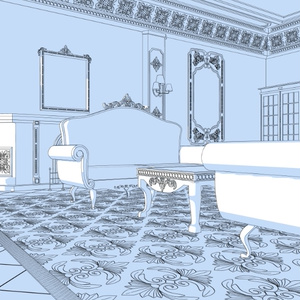 3Dファンタジー風執務室 缩略图 7