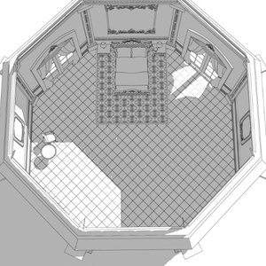 3Dファンタジー風宮殿寝室 缩略图 2