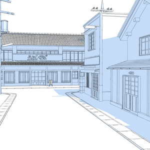 3Dレトロな住宅街 缩略图 6
