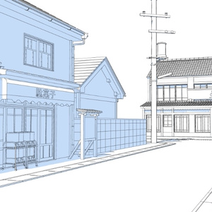 3Dレトロな住宅街 缩略图 8