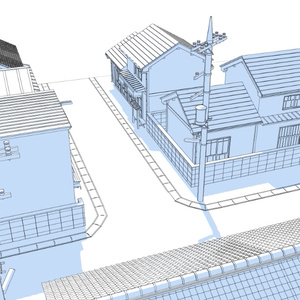 3Dレトロな住宅街 缩略图 4