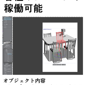 ３Dテーブルセット 缩略图 3