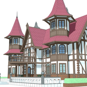 3Dファンタジー風民家民家8～10 缩略图 12